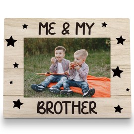 FLDAS Me and My Brother Picture Frame 8x10, Brothers Picture Frame, Big Brother Gifts for Boy, Baby Boy Gifts Photo Frame, Gifts for Big Brother from New Baby, Me and My Brother Photo Frame 5x7