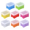 CQQNIU 8-Piece Mini Storage Box, Storage Box With Lid, Creative