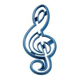 Cuticuter Shape Key of the Sun Cookie Cutter, Plastic, Blue, 8 x 7 x 1.5 cm