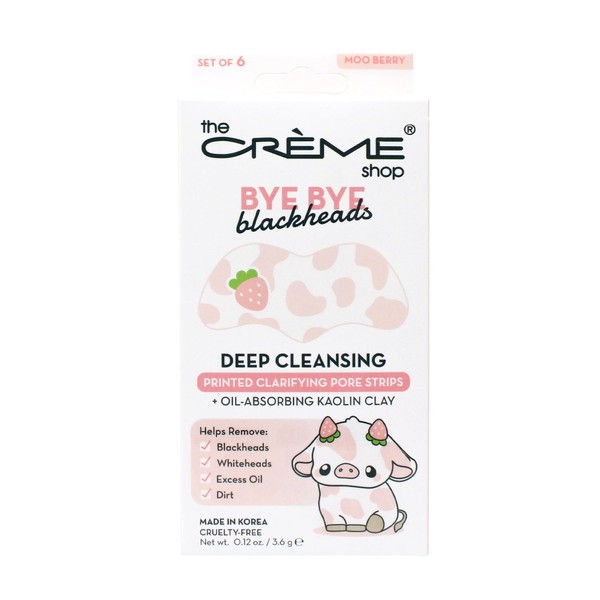 The Crème Shop Bye Bye Blackhead Nose Strips - Oil-Absorbing