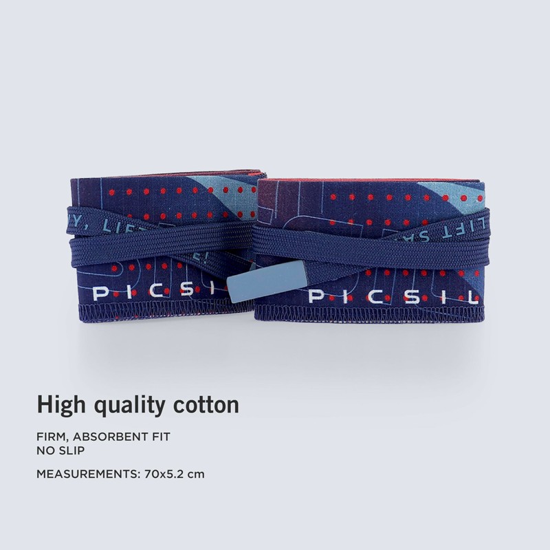 PICSIL Sports Wrist Straps- Wrist Support for Cross Training, Weightlifting,