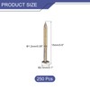 QUARKZMAN Pack of 250 Brass Nails 1.2 mm x 15