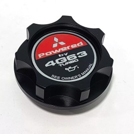 Unbranded BLACK BILLET CNC ENGINE OIL FILLER CAP FOR MITSUBISHI ECLIPSE EVO 4G63 TURBO JDM