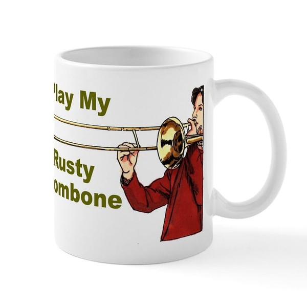 CafePress Rusty Trombone Mug 11 oz (325 ml) Ceramic Coffee Mug