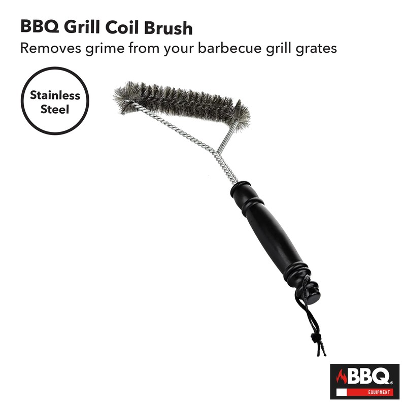 NO LABEL - Barbecue Brush - Metal - 31 cm
