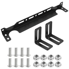 DUZFOREI Oil Cooler Mounting Bracket Kit with Screws Nuts, 330 MM/13 Inch Length, Aluminum Alloy Oil Cooler Mounting Bracket Kit for Engine Oil Cooler
