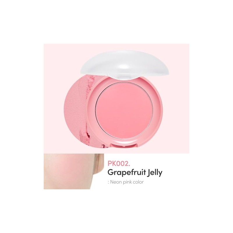 Etude Lovely Cookie Blusher Pk002 Grapefruit Jelly Rubor Polvo Brillante