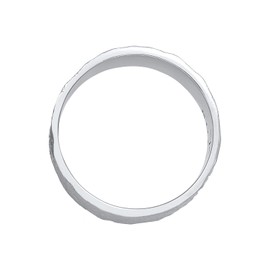 Kuzzoi Men's 925 Sterling Silver Band Ring, 9 mm, Cool Used Look, Size 60 - 66, Polished, Rock & Gothic & Fantasy