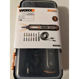 WORX WX240L 4V 3-Speed Power Screw Driver Screwdriver Hand Tools Cordless