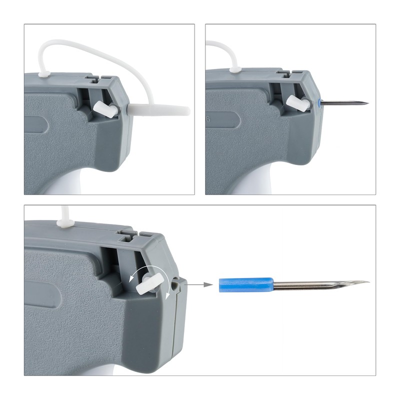 Relaxdays Clothing Labeling Gun, Staple Gun Including 5 Spare Needles
