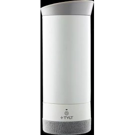 PLUS Tylt Drink Speaker Mug Hydration Mug + Bluetooth Speaker Cream