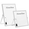 DOEWORKS Small Magnetic Whiteboard Desktop Whiteboard, Portable Drywipe Whiteboard Easel