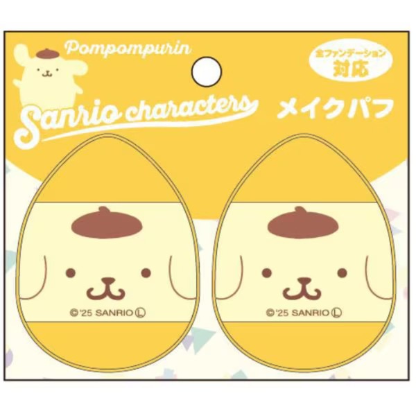 Eye Planning Sanrio Characters Make-Up Puff 2P Pom Pom Pudding