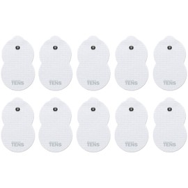 Discount TENS, Omron Compatible TENS Electrodes, 10 (5 Pair) Premium Omron Compatible Replacement Pads for TENS Units.