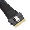 ciciglow NVME SFF-8654 to 2xSFF-8639 24Gbps 12Gbps 80cm NVME SFF-8654