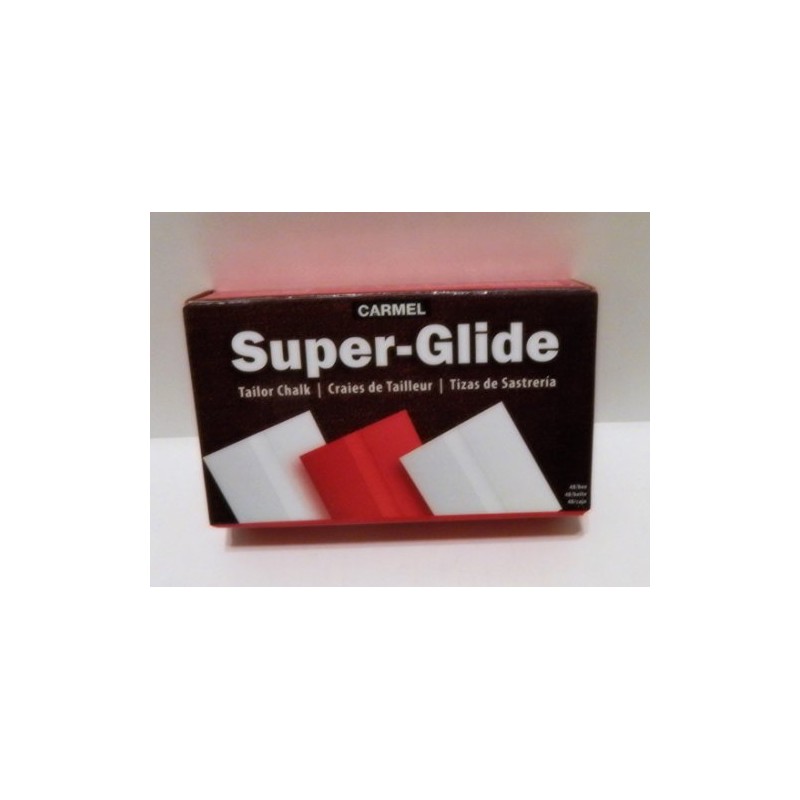 Carmel Super-Glide Tailors' Chalk Red Color, 48 pcs