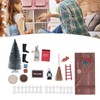 1/12 1/6 Christmas Fairy Door Kit Crafted Exquisite Cute Colourful