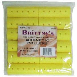 Brittny Roller Smooth Magnetic Yellow (Pack of 6)