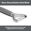Misen Stainless Steel Vegetable Peeler - Dishwasher Safe Y Peeler