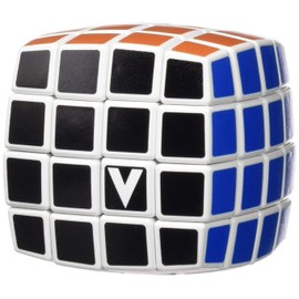 V-Cube 4 Cube Pillowed Cube Toy, White/Multicolor