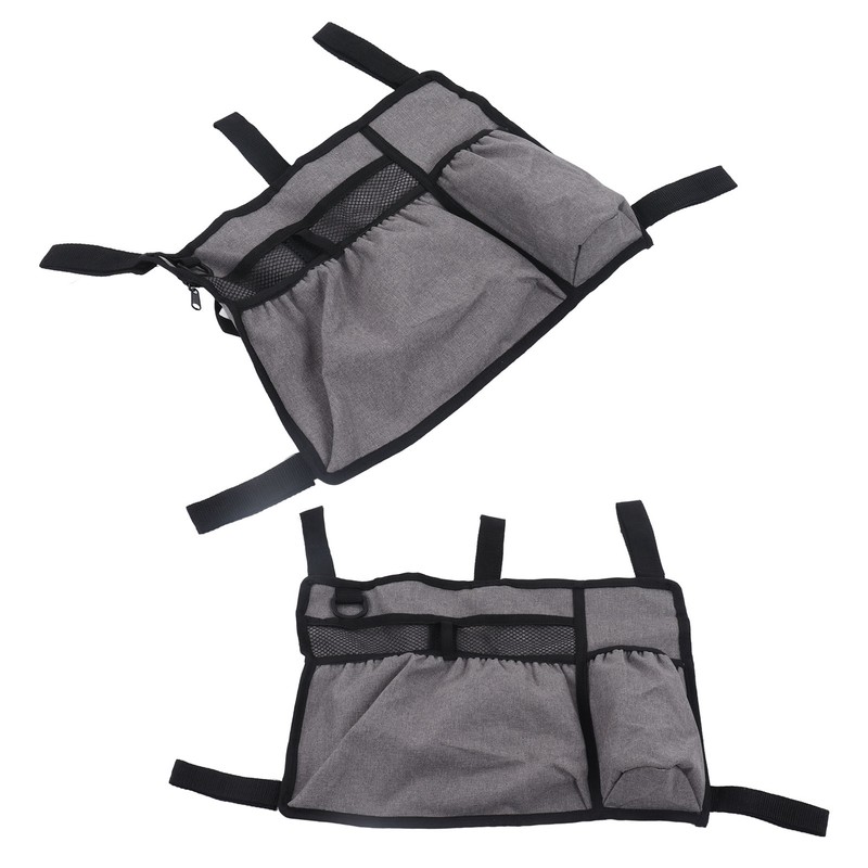 Multi Pocket Oxford Cloth Walker Storage Bag Wheelchair Side Hanging