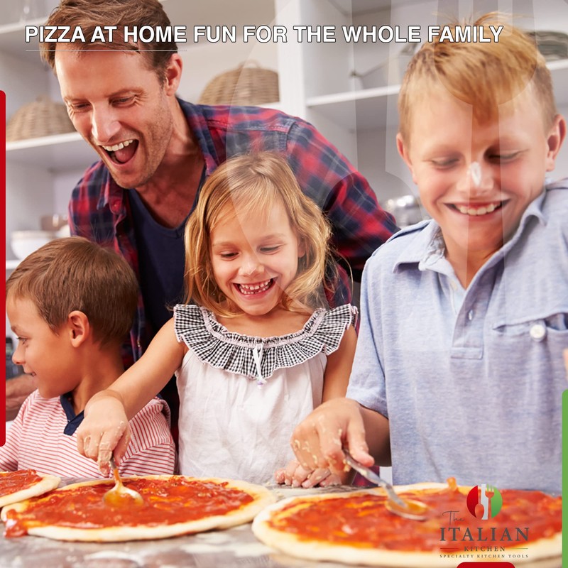 Perforated Pizza Peel 13"W x 16.7"L- Professional Restaurant Grade Large