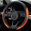 LABBYWAY Microfiber Leather Auto Car Steering Wheel Cover, Universal Fit