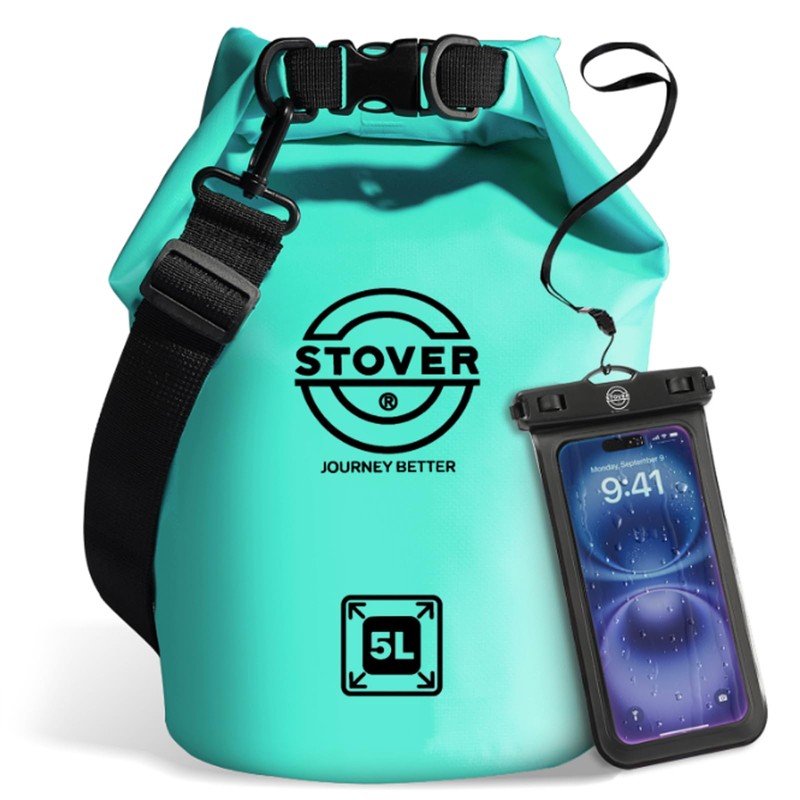 STOVER 5/10/25/30/40L Bolsa seca impermeable - Mochila enrollable con funda