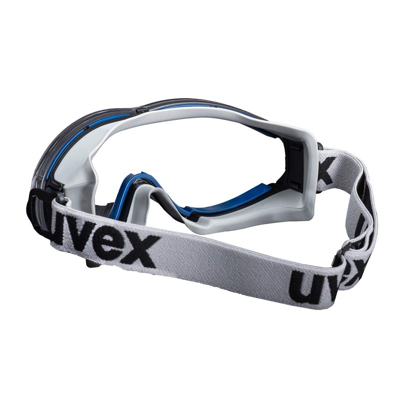 Uvex Ultrasonic Supravision Extreme Safety Glasses, blue/grey, 9302-600
