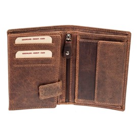 GREENLAND Montana 182-25 Men's Wallet Buffalo Leather
