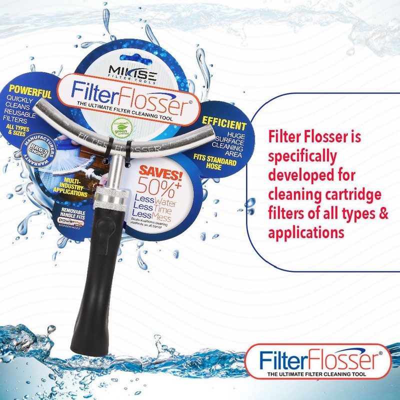 Filter Flosser - The Ultimate Cartridge Filter Cleaner for Pools