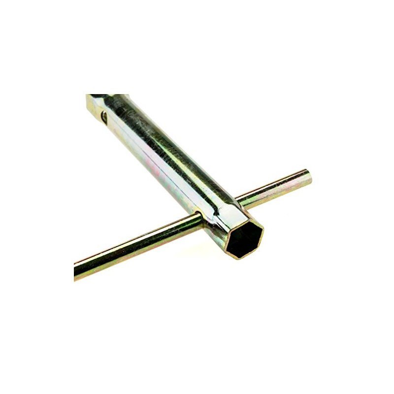 YINETTECH 16/18CM Spark Plug Deep Reach Socket Wrench (15CM, 13MM)