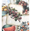fruits vintage style junk journal fruits card toppers set of