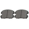 AutoShack Front and Rear Ceramic Brake Pads Set 8pcs Replacement