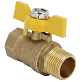 G1/2 Male Thread Gas Ball Valve Brass Fuel Shut Off Ball Valve Pneumatics Plumbing Accessory