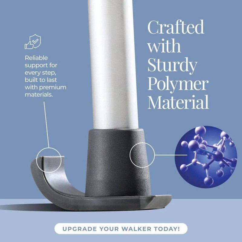 Medical King Walker Skis Glides – 4 Pack Durable Accessories