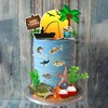 Decoraciones para tartas para fiestas de cumpleaños, baby shower (peces)