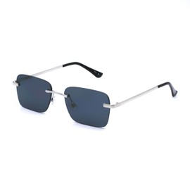 ENUFF Ezra Black Square Sunglasses For Men and Women