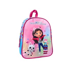 mybagstory - Gabby's Dollhouse - Girls Backpack - Pink - Kids - School - Kindergarten - Nursery, Girl School Bag - Size 32 cm - Adjustable Straps - Gift Idea - Gabby's Dollhouse, Gabby and the Magic