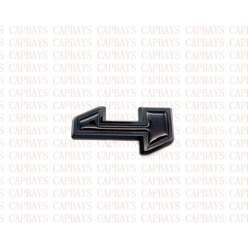 overlay 3PCS Gloss Black AT4 Emblem Sierra Fit 2019-2022 GMC