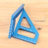 KETIPED 3D Multi-Angle Measuring Ruler,45/90 Degree Aluminum Alloy Woodworking Square