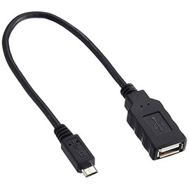 ミヨシ(Miyoshi) USB A→マイクロB ホストケーブル USB-HO15BK