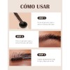 Erinde Gel de Tinte para Cejas de Larga Duración, #2