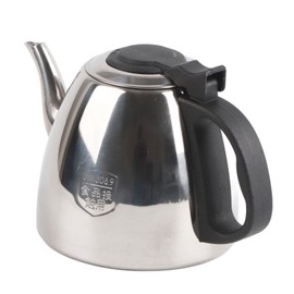 QANYEGN Stainless Steel Flat Bottom Kettle, Induction Stove Top Boiling Kettle, Classic Teapot, Fast Heating, Easy Pouring, Suitable for Home and Office Use