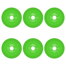 6 Pack Glass Cutting Disc 4.5 Inch Discos para Cortar Ceramica Rock Slab Grinding Tile Cutter Blade for Ceramica Jade Crystal Wine Bottle