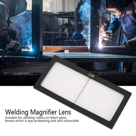 Welding Magnifying Glass, Eye Protection Welder Magnifier 1.0/1.5/2.0/2.5/3.0 Dioptres, Welding Helmet Lens Magnifier (2.0 mm)