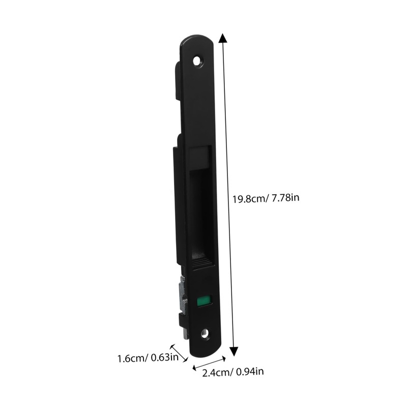 Operitacx Door Flush Bolt Lock Security Latch for Sliding Doors