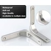 ZiYuya 4PCS Shelf Bracket, Right Angle Corner Brackets Heavy Duty
