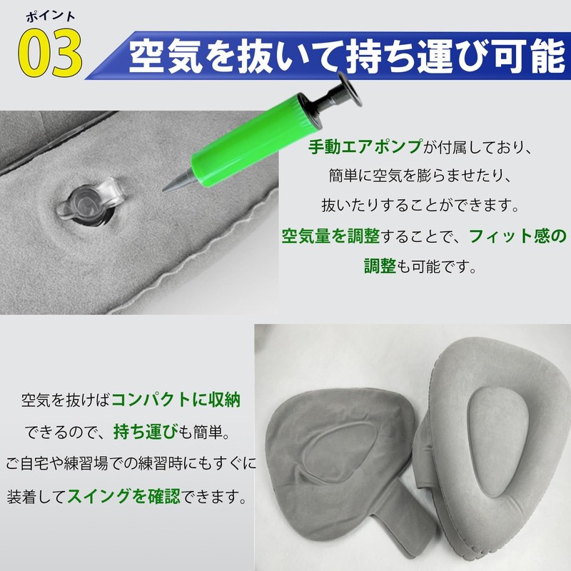 CocoFill Golf Foam Improvement Triangle Swing Trainer Black Swing Trainer