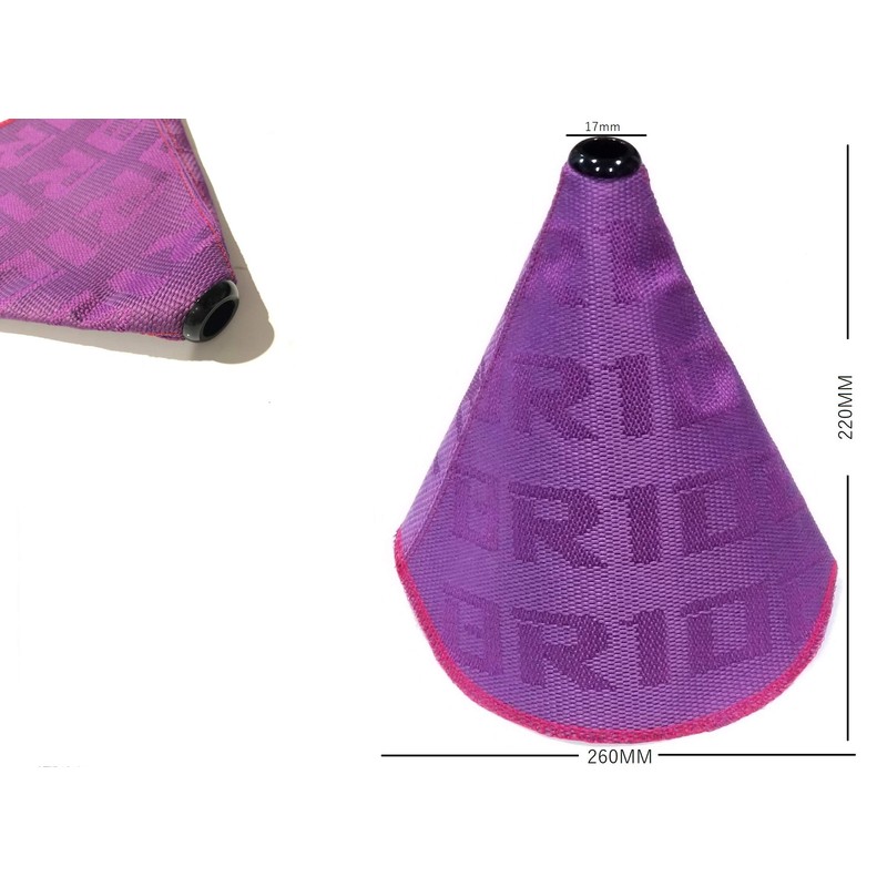 Bride Purple Hyper Fabric Shift Knob Shifter Boot Cover MT/at